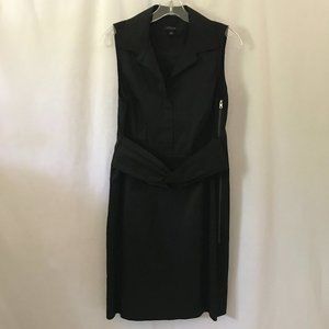 Ann Taylor Black Collared Dress